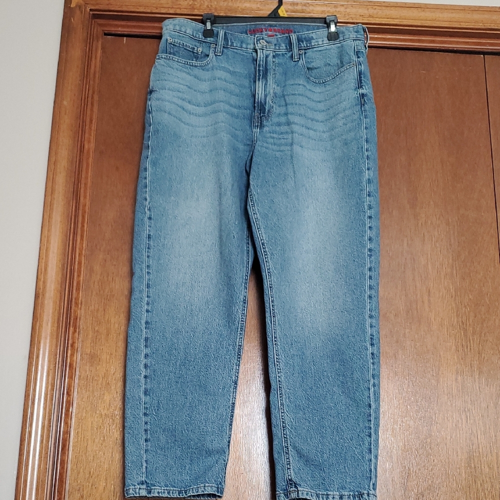 Lucky Brand Womens Relaxed Denim Jeans